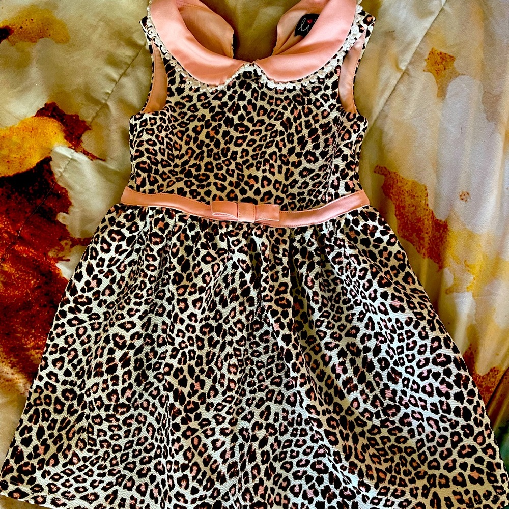 Lilt cute girls dress sleeveless with collar, classy! 4t